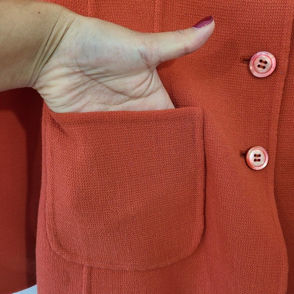 Agnona Wool and Silk Button Front Cardigan Coat Size Large - Picture 5 of 10